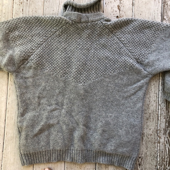 JILLY KNITS wool pocket cardigan sweater/beautiful - Picture 4 of 8